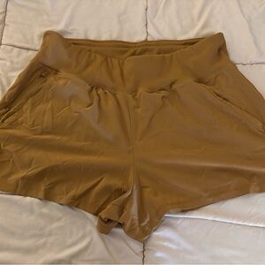 All in Motion Women's Tan Athletic Shorts
